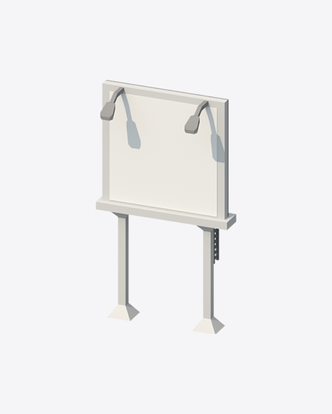 Low Poly Billboard PNG