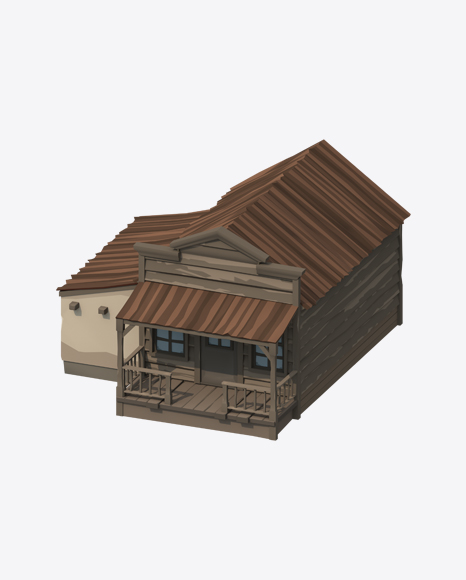 Low Poly Western Jail
