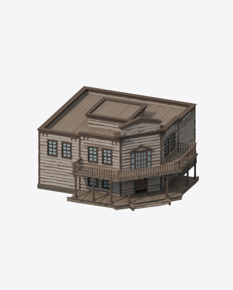 Low Poly Saloon