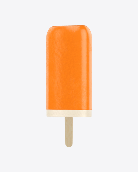 Orange Ice Lolly PNG