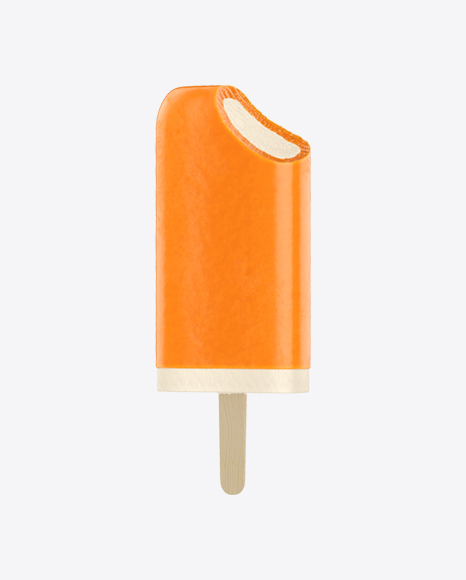 Orange Ice Lolly PNG