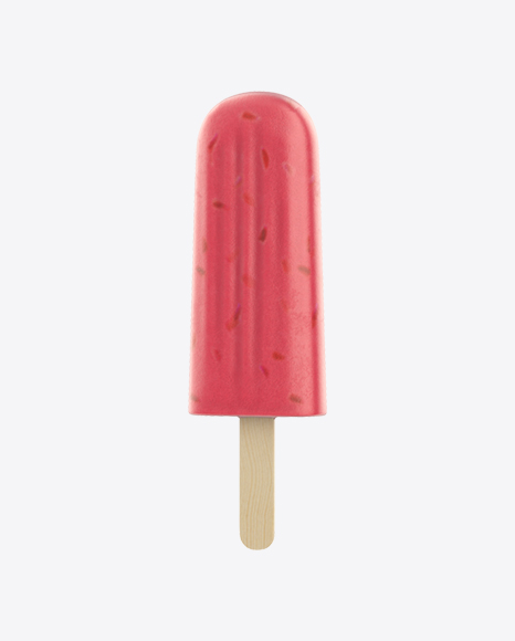 Strawberry Ice Lolly PNG