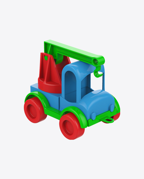 Crane Truck Plastic Toy