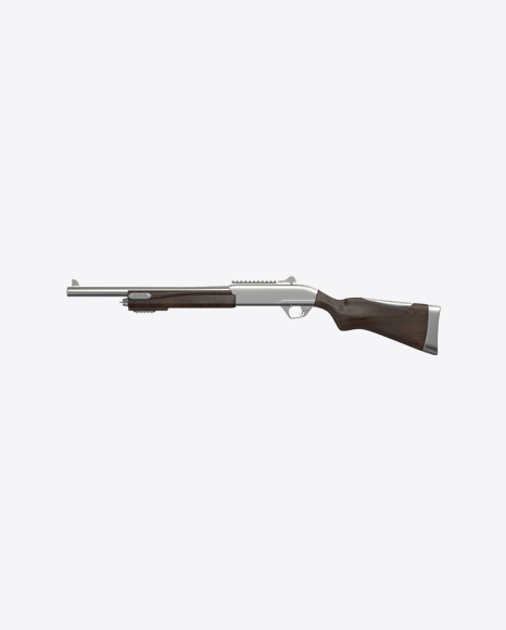 Steel Shotgun with Wooden Parts