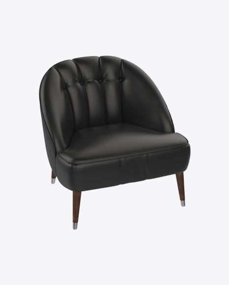 Black Leather Armchair