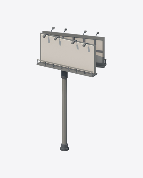 Low Poly Billboard PNG