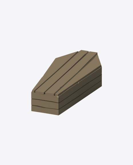 Low Poly Coffin