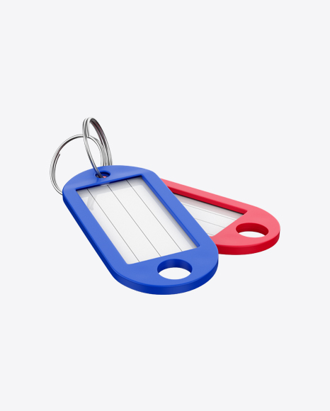 Two Matte Key Tags