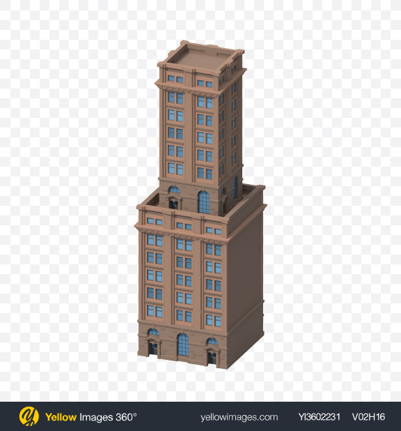 Download Low Poly Building Transparent PNG on YELLOW Images