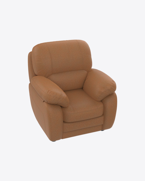 Brown Leather Armchair