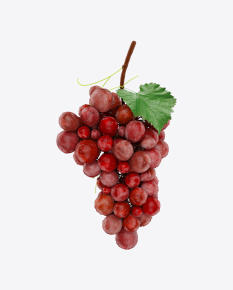 Bunch of Grapes with Water Drops PNG