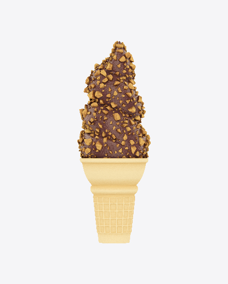 Twisted Ice Cream Cone PNG