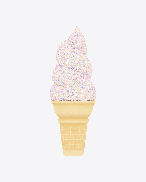 Twisted Ice Cream Cone PNG