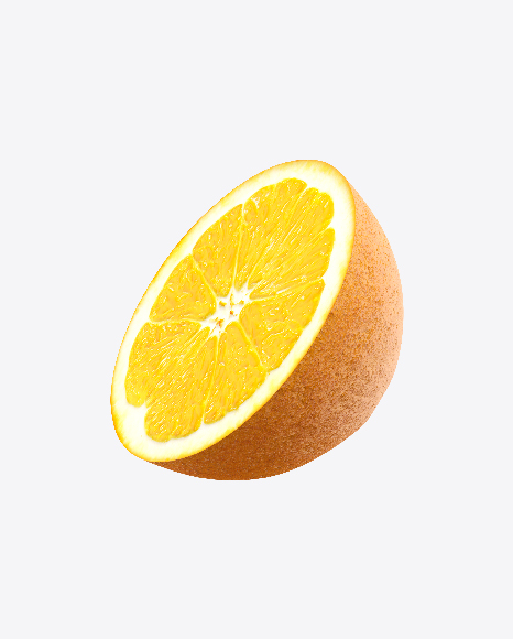 Half of Orange PNG