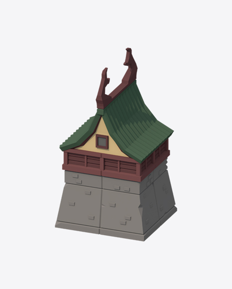 Low Poly Temple