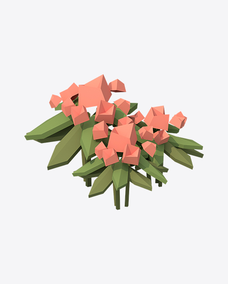 Download low Poly Flowers Transparent PNG on YELLOW Images
