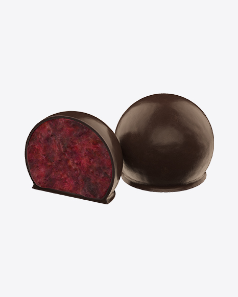Cranberry with Honey in Dark Chocolate PNG