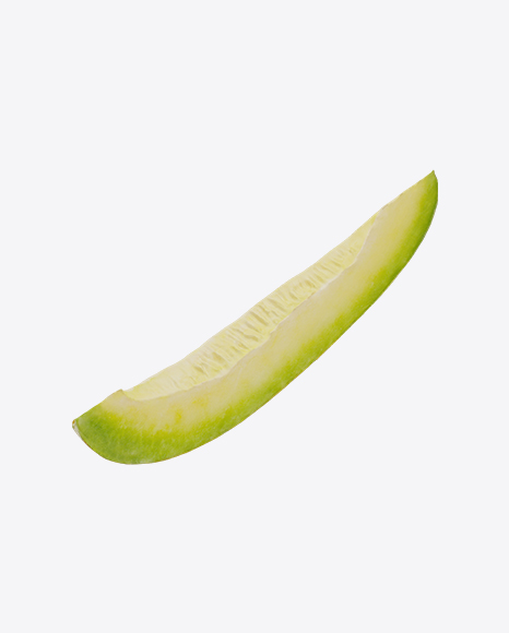 Yellow Long Melon Slice PNG