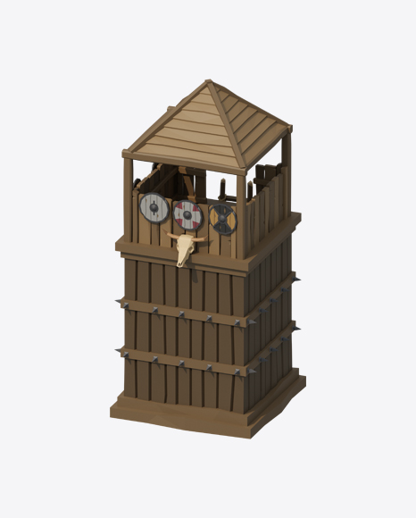 Low Poly Watch Tower