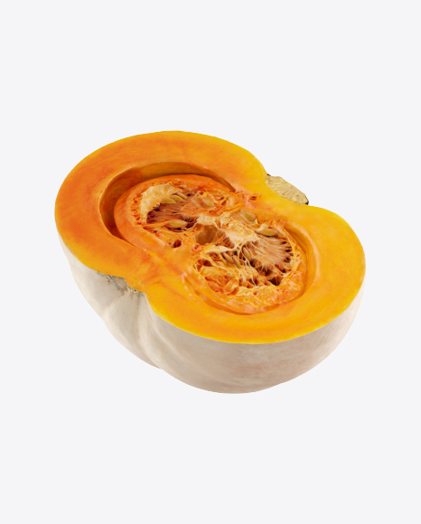 Half of White Pumpkin