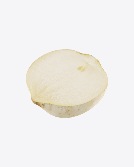 Half of White Radish