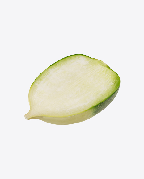 Half of Green Radish