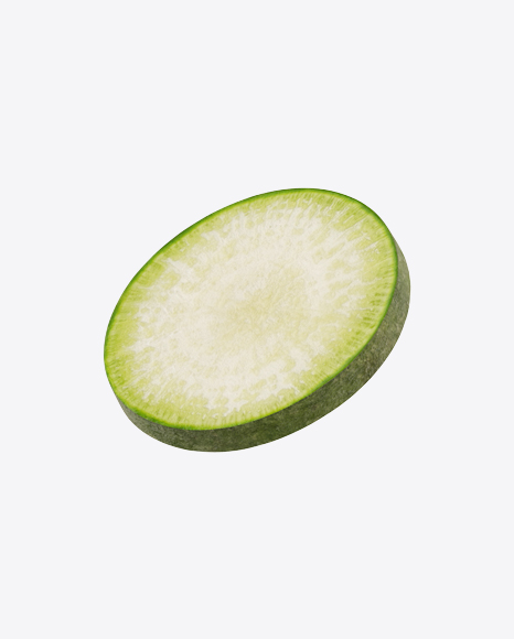 Green Radish Slice