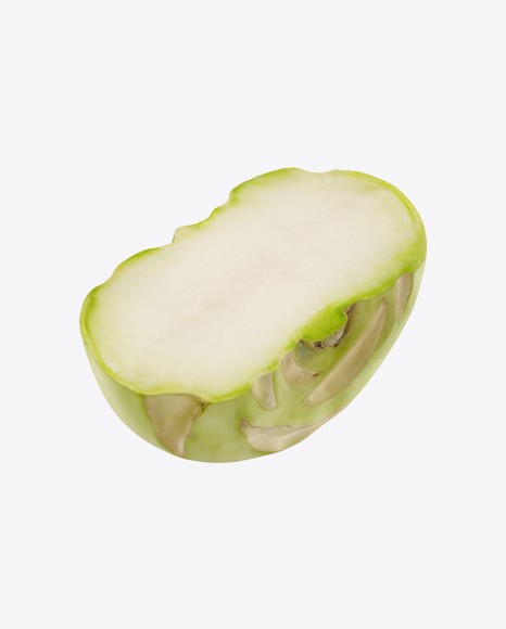 Half of Kohlrabi