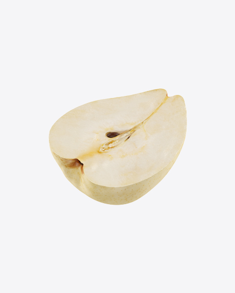Half of White Pear