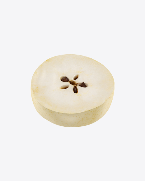 Half of White Pear