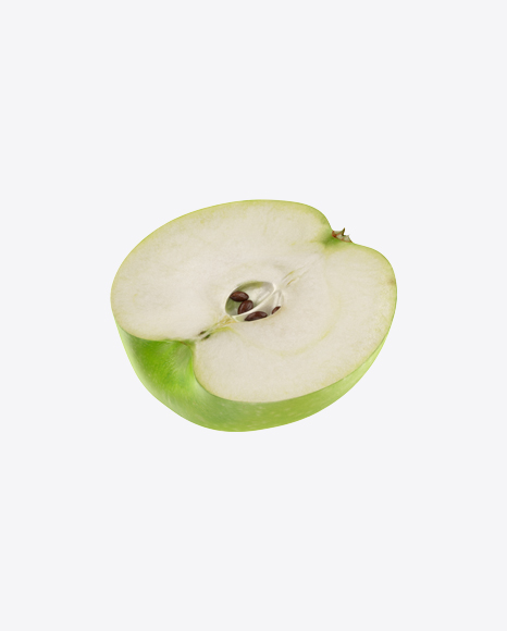 Half of Green Apple
