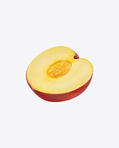 Half of Nectarine