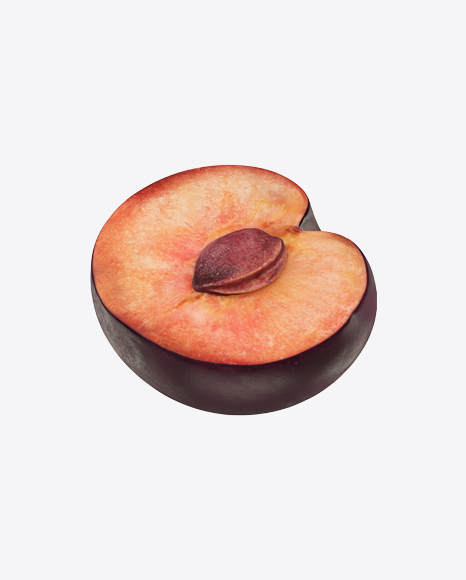 Half of Black Plum