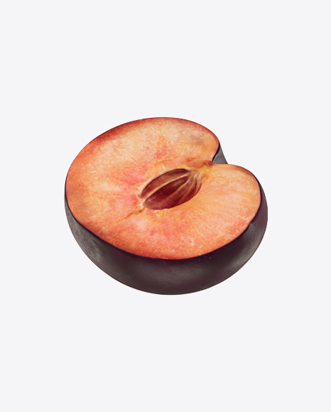Half of Black Plum