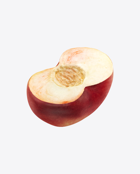Half of Flat Peach