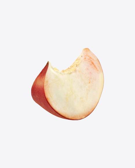 Flat Peach Slice