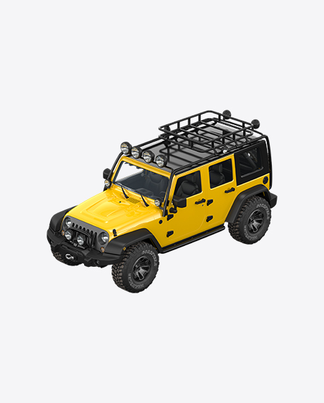 Yellow Off-Road SUV