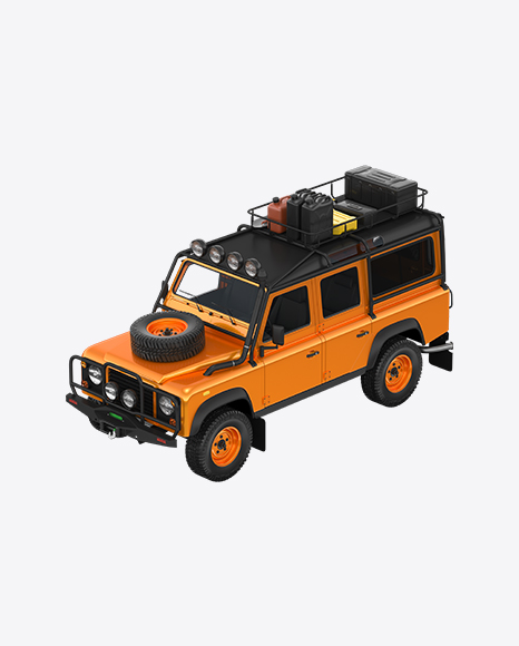 Orange Off-Road SUV