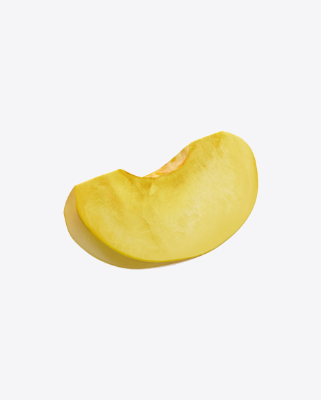 Yellow Nectarine Slice