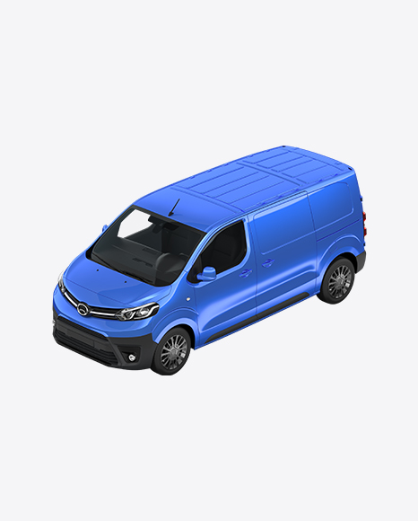 Blue Panel Van