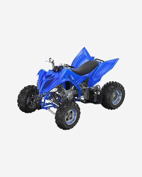 Blue Quad Bike
