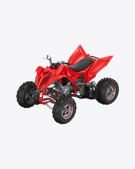 Red Quad Bike