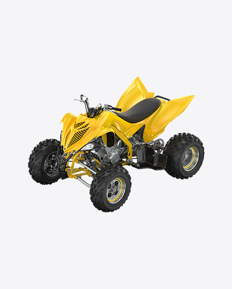 Yellow Quad Bike