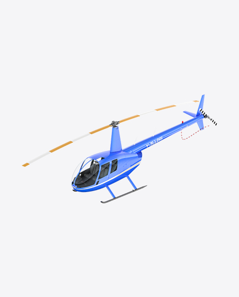 Blue Light Helicopter