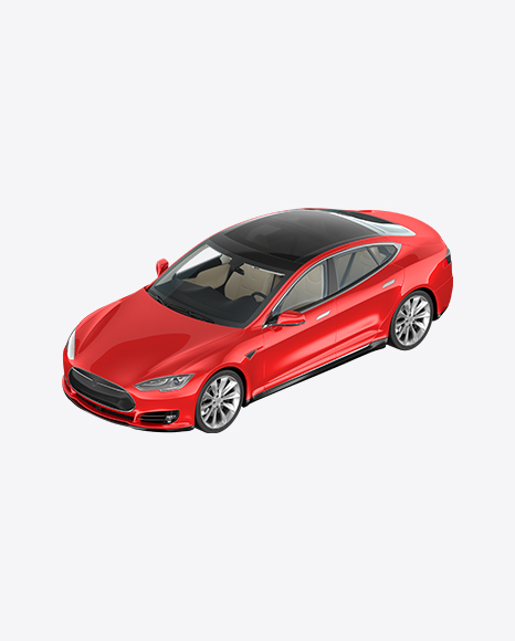 Red Electric Liftback