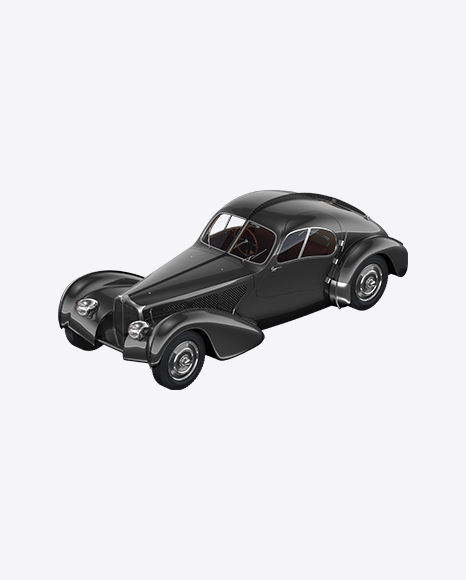 Black Retro Car