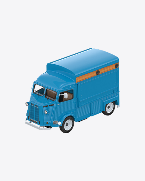 Blue Food Truck