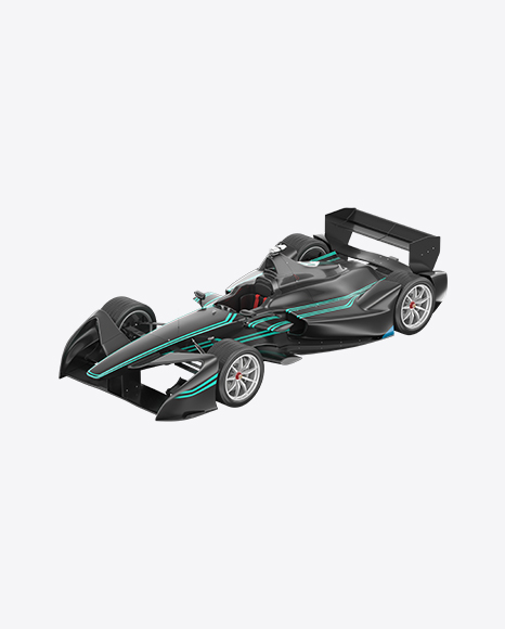 Black Electric Racing Car