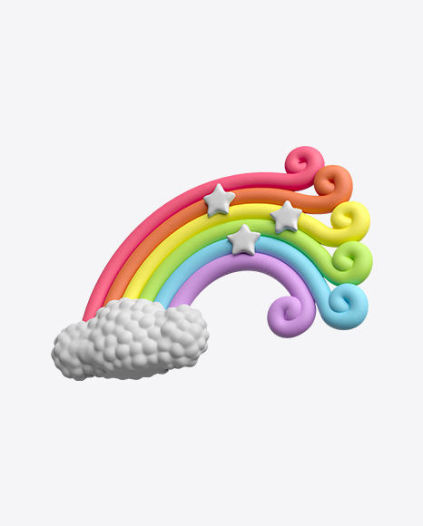 Rainbow Cake Topper