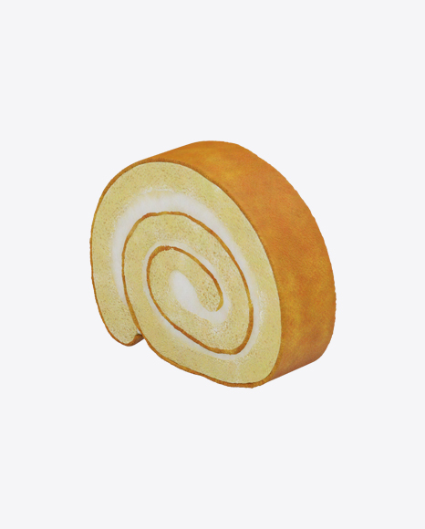 Vanilla Swiss Roll Slice